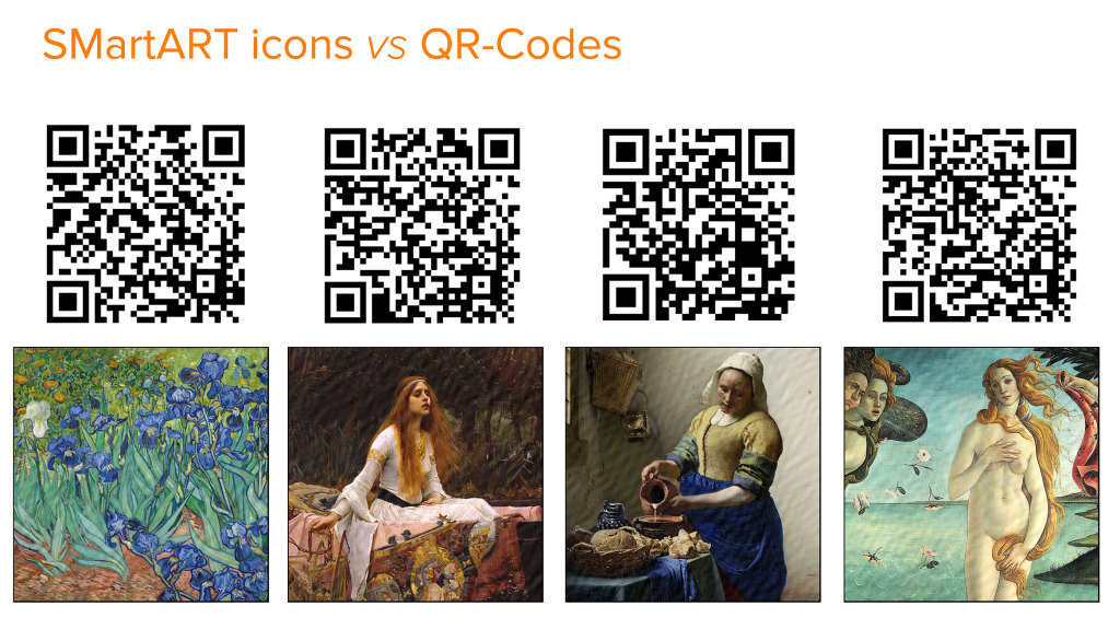 SMartART icons and QR-Codes